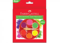 Акварелни бои 12 цвята Jumbo x 40 мм Faber Castell