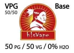 БАЗА hisVape VPG POWER 50/50% 18 mg (10 x 10 ml)