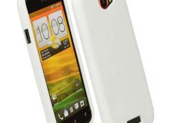Бял силиконов гръб за HTC One M8
