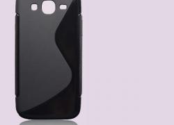 Черен силиконов гръб Samsung  G3502 Galaxy Core Plus