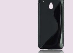 Черен силиконов гръб за HTC 8X Accord