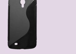 Черен силиконов гръб за Samsung  I9190 Galaxy s4 mini