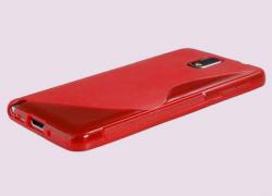 Червен силиконов гръб за HTC Desire 500