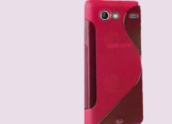 Червен силиконов гръб за Samsung  I9070 Galaxy S Advanced