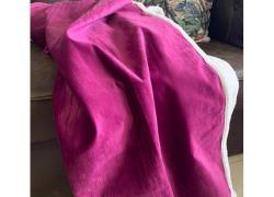 Цикламено шерпа одеяло