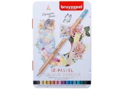 Цветни Моливи 12 Цвята Пастелни Bruynzeel Expression