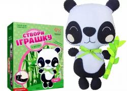 Детски комплект Rosa за ушиване на играчка от филц - Панда