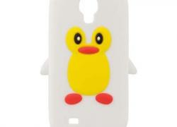 Дизайнерски гръб бял пингвин за Samsung I9500 Galaxy S4