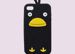 Дизайнерски гръб черно пиле за iPhone 4g