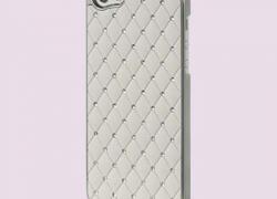 Дизайнерски гръб с камъни бял за Sony Xperia Z LT 36I