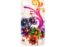 Дизайнерски гръб с ярки цветя за Nokia Lumia 520