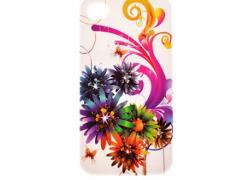 Дизайнерски гръб с ярки цветя за Samsung Galaxy S3 mini I8190