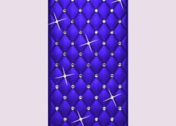 Дизайнерски гръб син с камъни за Samsung Galaxy S5 G900