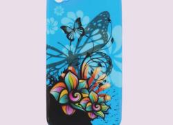 Дизайнерски гръб син с пеперуди за Samsung G3502 Galaxy Core Plus