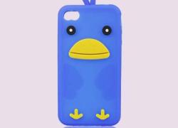 Дизайнерски гръб синьо пиле за iPhone 4g