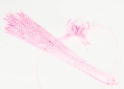 Дърпащи панделки 2 см х 36 см, розова