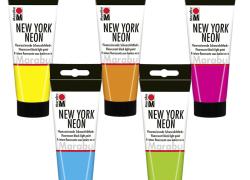 Флуоресцентна боя New York Neon за декорации Marabu