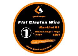 GeekVape Kanthal A1 Flat Clapton Wire Ribbon (26GAx18GA)+32GA 3m