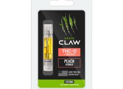 Green Claw THC-O + Delta 8 1ml Vape Cartridge - Peach