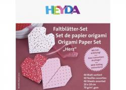 Хартия за оригами Сърца