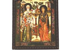 Икона Св.Киприян и Св.Юстина – магнит