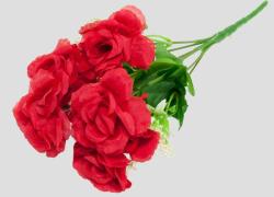 Изкуствен стрък Рози Червени