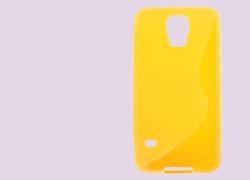 Жълт силиконов гръб за Samsung  I9100 Galaxy s3  