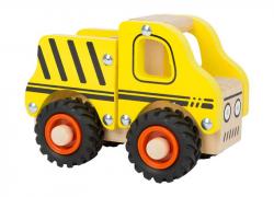 Камион, дървен, жълт, 13 х 7 х 10 cm Small Foot