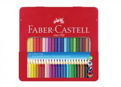 Комплект 24 броя акварелни моливи за рисуване GRIP 2001 Faber-Castell