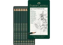 Комплект CASTELL 9000 ART set 12 части FABER - CASTELL