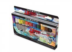 Комплект маслени бои за рисуване 10 цвята х 38 ml Daler Rowney Georgian