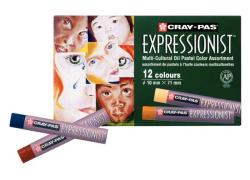 Комплект Маслени Пастели, 12 Портретни Цвята, Cray-Pas Expressionist