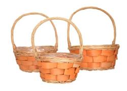 Комплект от 3 ратанови кошници COOCKET Natural