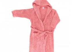 Красив детски халат за момиче цвят „Бонбонено-розов“ Белотекс