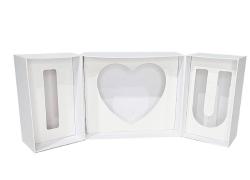 Кутия Wonder Love, Картон, 57 см х10 см х 24 см, Бял