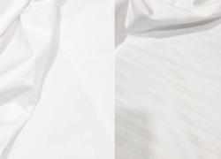 Луксозни калъфки от памучен сатен в бяло