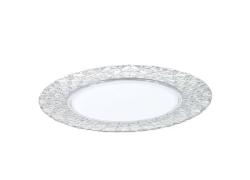 Подложна стъклена чиния Wedding Romb Silver