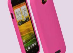 Розов силиконов гръб за HTC One M8