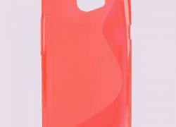 Розов силиконов гръб за HTC One