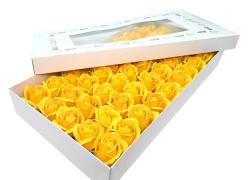 Сапунена роза Love, 6.5см x 5см, Жълта