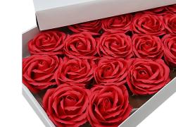 Сапунена роза Wish, 6.5см x7.5см, Червена