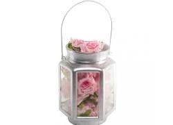Стъклена ваза Lamp- 11 x 20 см