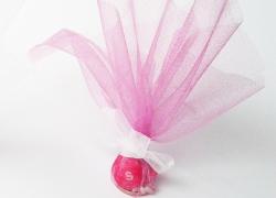 Сватбена кошничка/късметче в розово за хвърляне