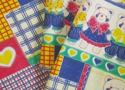 Текстилна салфетка за детско парти Трите мечета
