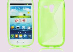 Зелен силиконов гръб Samsung  I8190 Galaxy s3 mini