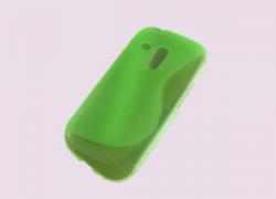Зелен силиконов гръб за HTC Desire 310