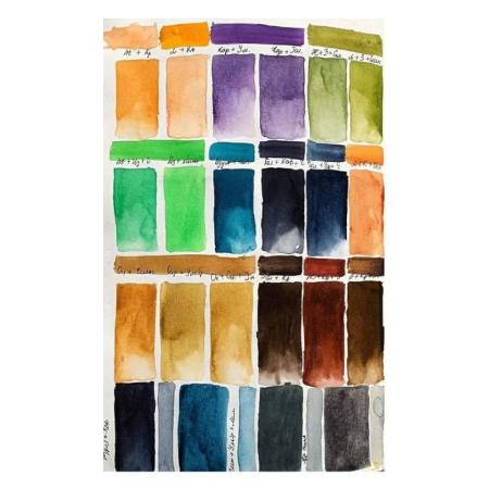 Изчерпани продукти  Акварелни бои в комплект 24 цвята Rosa Studio