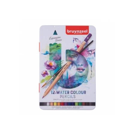 ЗА ХУДОЖНИКА  Акварелни Моливи 12 Цвята Bruynzeel Expression