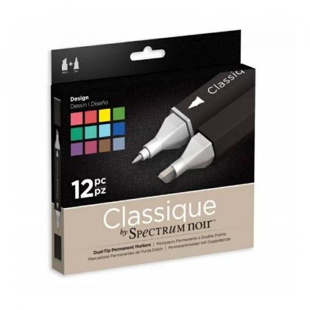 Изчерпани продукти  Алкохолен маркер Spectrum Noir Classique 12 бр - Дизайн