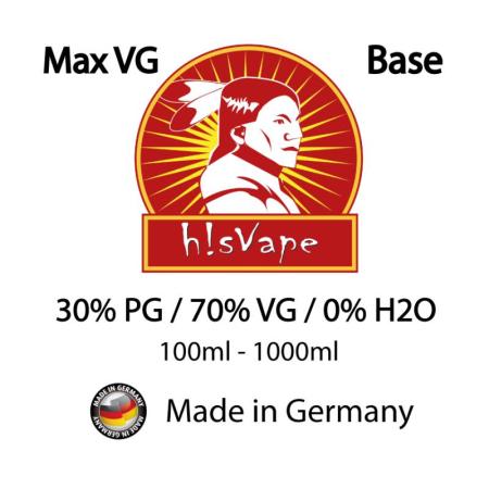 Изчерпани продукти  БАЗА hisVape VPG POWER 70/30% 6 mg (10 x 10 ml)